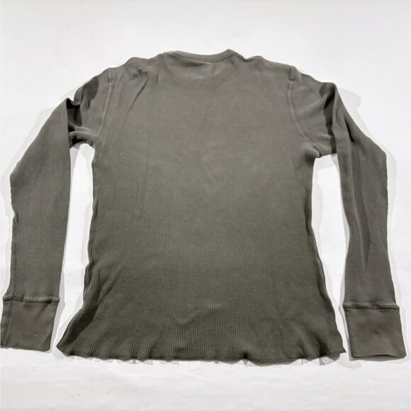 Y2K Retro Boho American Rag Women Print Thermal Shirt Top Long Sleeve Top Sz M - Picture 7 of 8